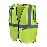 DEWALT DSV220-M Class 2 Economy Mesh Vest Medium Green [並行輸入品]