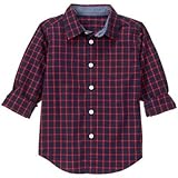 ジンボリー GYMBOREE/ プラッドシャツ ジムネイビープラッド トップス長袖シャツ XS【並行輸入】