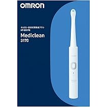 Omron 音波式電動歯ブラシ メディクリーン ホワイト HT-B317-W