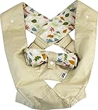 ラッキー工業 SCANDINAVIAN PATTERN COLLECTION かんたん抱っこひも(フード付) エドホルム Ivory×Woodland Beige