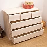 【国産】桐製クローゼット用4段チェスト　幅100cm