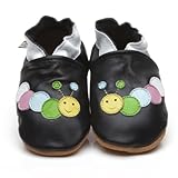 Soft Leather Baby Shoes Caterpillar Black [キャタピラーソフトレザーベビーシューズブラック] 3-4 years (16.5 cm)