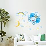 Let 's DIY Flying elephant壁デカールステッカーホーム装飾ビニールアートキッズ子供部屋部屋
