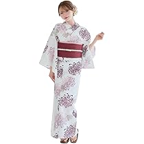 Amazon | [ANDESIR] アンデジール 浴衣 4点セット チューリップ