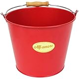 セフティー3 ブリキバケツ 5L レッド BRE-50