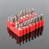 33ピーススター六角スパナトルクスドライバービットセットクロームバナジウム鋼磁気ドライバーヘッドセット付きホルダーミニハンドドリル