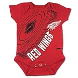 NHL Detroit Red WingsベビーファンOnesie
