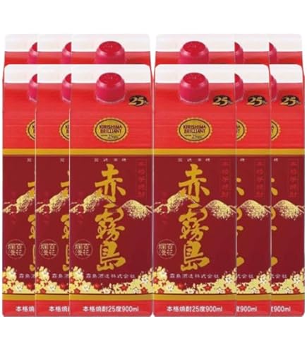 Amazon.co.jp: 赤霧島 900ml 2本セット : 食品・飲料・お酒