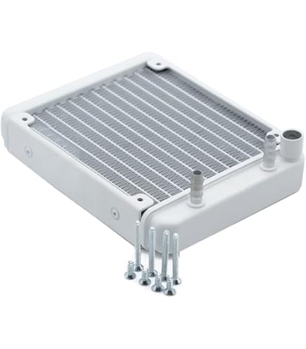 Amazon.co.jp: ASHATA 銅ラジエーター 480mm 水冷ラジエーター 14