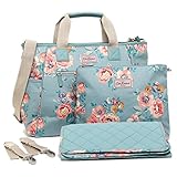 キャスキッドソン バッグ CATH KIDSTON 647205 CARRY ALL NAPPY BAG WINDFLOWER BUNCH レディース マザーズバッグ TEAL [並行輸入品]