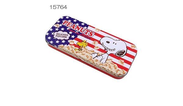 スヌーピー 缶ペンケース 筆箱 キャラクターグッズ 文具 通販 ポップコーン 文房具 オフィス用品 文房具 オフィス用品 Amazon