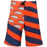 Denver Broncos NFL「対角Flag "メンズBoardshorts Swim Trunks