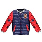 iikidsユニセックスライト重量Pufferスノーウェア冬アウター野球コートスタイル US サイズ: S カラー: ブルー
