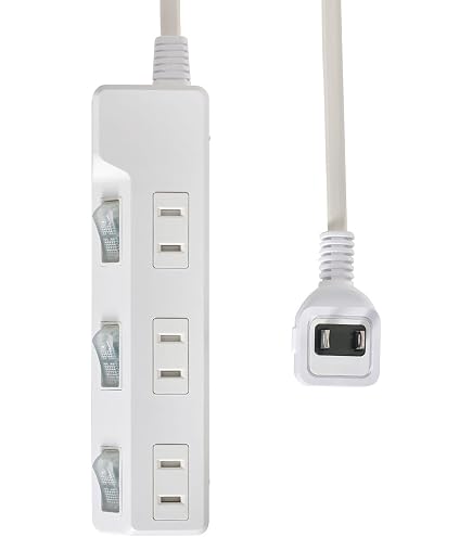 Amazon.co.jp: オーム電機 電源タップ 交互コンセント 3個口 2m 電源