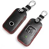 （yoshinari） エンジンスターター ケース マツダ 3 BP系 CX-30 CX-8 ロードスター CX-5 CX-3 マツダ2 マツダ6 専用本革 エンジンスターターケース キーシェル カバー リモコンスターター キーケース (黒革赤線)