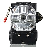 Heavy Dutyエアコンプレッサー圧力スイッチコントロールバルブ90 – 120psi 4ポート26 Amp