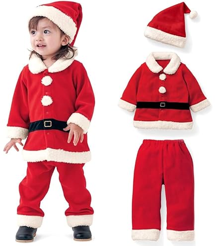 Amazon.co.jp: [Formemory] サンタクロース 子供用 サンタ コスプレ