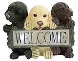 子犬のソーラーライト