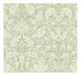 York Wallcoverings AD8174SMP Veranda Floral Damask 8 x 10 Wallpaper Memo Sample [並行輸入品]