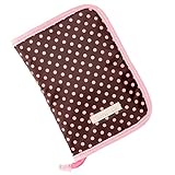 ハンナフラ(Hanna Hula) 母子手帳ケース(マルチケース) Mサイズ プチドットチョコ