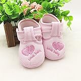 Candykids ベビーシューズ 女の子 ファーストシューズ 出産祝い 出産お祝いプレゼントにも ベビーシューズ　ファーストシューズ　ストラップ (内寸10.5cm, ピンク)