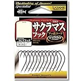 ささめ針(Sasame) N-312 アルシ サクラマス フック TCフッ素ブラック #S