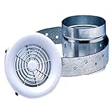 Fantech DG 4 Designer Exhaust Grille with Collar for 4" Duct [並行輸入品]