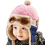 YOGLY ベビー キッズ 子供用 ニットキャップかわいい ニット帽 ニット帽子 ベビー キッズ 赤ちゃん 子供セーター帽子 子供 用 かわいい 防寒 赤ちゃんニット帽誕生日 出産祝い 記念写真の衣装