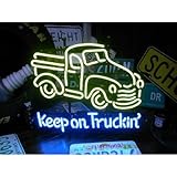 ネオンサイン キープ オン トラッキン Keep On Truckin' ネオン管 ネオンライト 店舗照明 ガレージ アメリカン雑貨