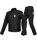 DUHAN バイクジャケット&パンツセット 黒 XL オールシーズン 春夏秋冬用 DUHAN モーターサイクル ジャケット＆パンツセット ブラック 黒 春 秋