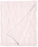 Piccolo Bambino 2 Count Knitted Cotton Checker Blanket, Pink by Piccolo Bambino [並行輸入品]