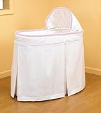 Babydoll Bedding Forever Mine Neutral Classic Tailored look Bassinet Liner Skirt and Hood for boy an