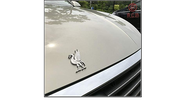 Amazon 個々のソフトペースト 鳥の人格金属カーステッカーフェニックス標準のcピラー修正車のステッカーリバモアリバプール赤軍のチームのロゴ 個々のソフトペースト Color C バイク用ステッカー デカール 車 バイク