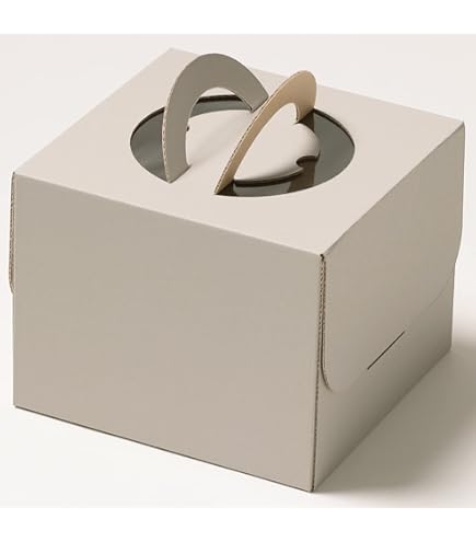 Amazon.co.jp: ハコマルシェ エコクラフトデコ箱 ケーキ箱 ケーキ