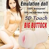 Racazing オナホ 非貫通　5D リアル　シュールレア　前立腺マッサージ器 腰振名器 オナニーカップ　美尻美女　男性用オナニー　2穴ホール　本物質感 高弾力　肛門バット　刺激　リアルな外形 An