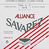 SAVAREZ ALLIANCE スタンダードテンション SOL・G・3 543R クラシックギター弦（バラ） 3弦 G弦 1本入り 【国内正規品】