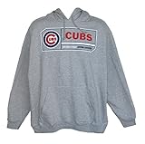 シカゴ・カブス大人用3 xラージフリースフード付きスエットシャツ – グレー