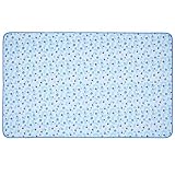 ヒラカワ ひんやりジェルマット 敷きパッド 140×90cm スタイリッシュ 水玉 ダブル
