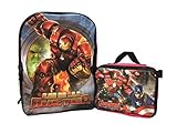 Marvel Avengers Age of Ultron Large Backpack with Lunch Kit(1620) [並行輸入品]