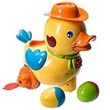 [Prextex]Prextex Pretext bump 'n go walking egg laying duck with lights sound 'n music great Easter 
