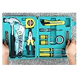 Sugeryy バイク・自動車メンテナンス用 修理ツール 13PCS 炭素鋼のハードウェアツール 家庭用ツールセット 多機能修理キット 収納ケース入り