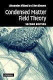 Condensed Matter Field Theory
