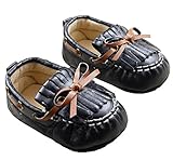 ベビーシューズ　ファーストシューズ　モカシン風　2829　ブラック (11cm)