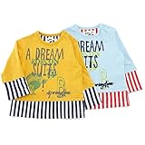 【アウトレット】 Bobson 長袖Ｔシャツ(80～130cm) キムラタンの子供服 カラシ 130 ( 77404x77904-151a )