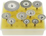 SE - Diamond Saw Set w/Mandrel - Mini 10 Pc - DW10M [並行輸入品]