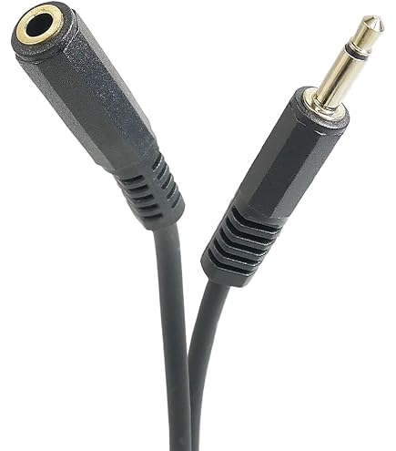 Amazon | 3.5mmモノラル直角変換ケーブル L型 3.5mm（オス）－3.5mm