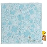 リラックマ ミニタオル ブルー