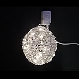 コロナ産業 3Dモチーフ 電球色ＬＥＤクリスタルボールライト20cm L3D222D　【イルミネーションライト】