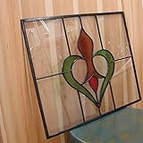 ステンドグラス アイアン 幅48cm INK-Sglass8