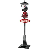 Amazon.co.jp: 街灯 クリスマス街灯 クリスマスの雪の街灯 屋外